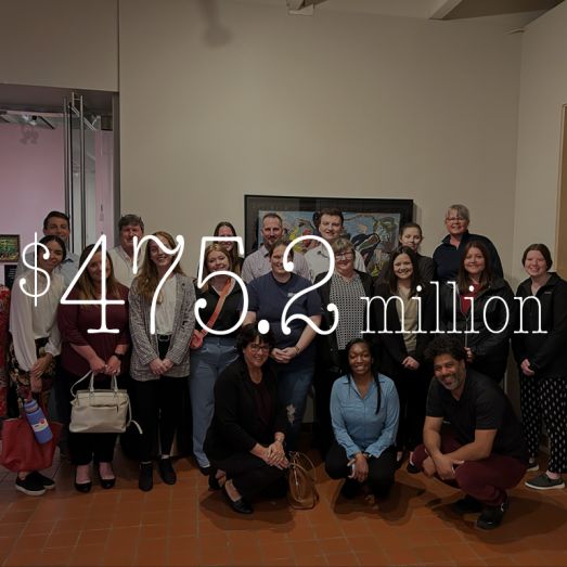 2024 CRA Loans $475.2 million. Group photo of employees smiling for a picture.