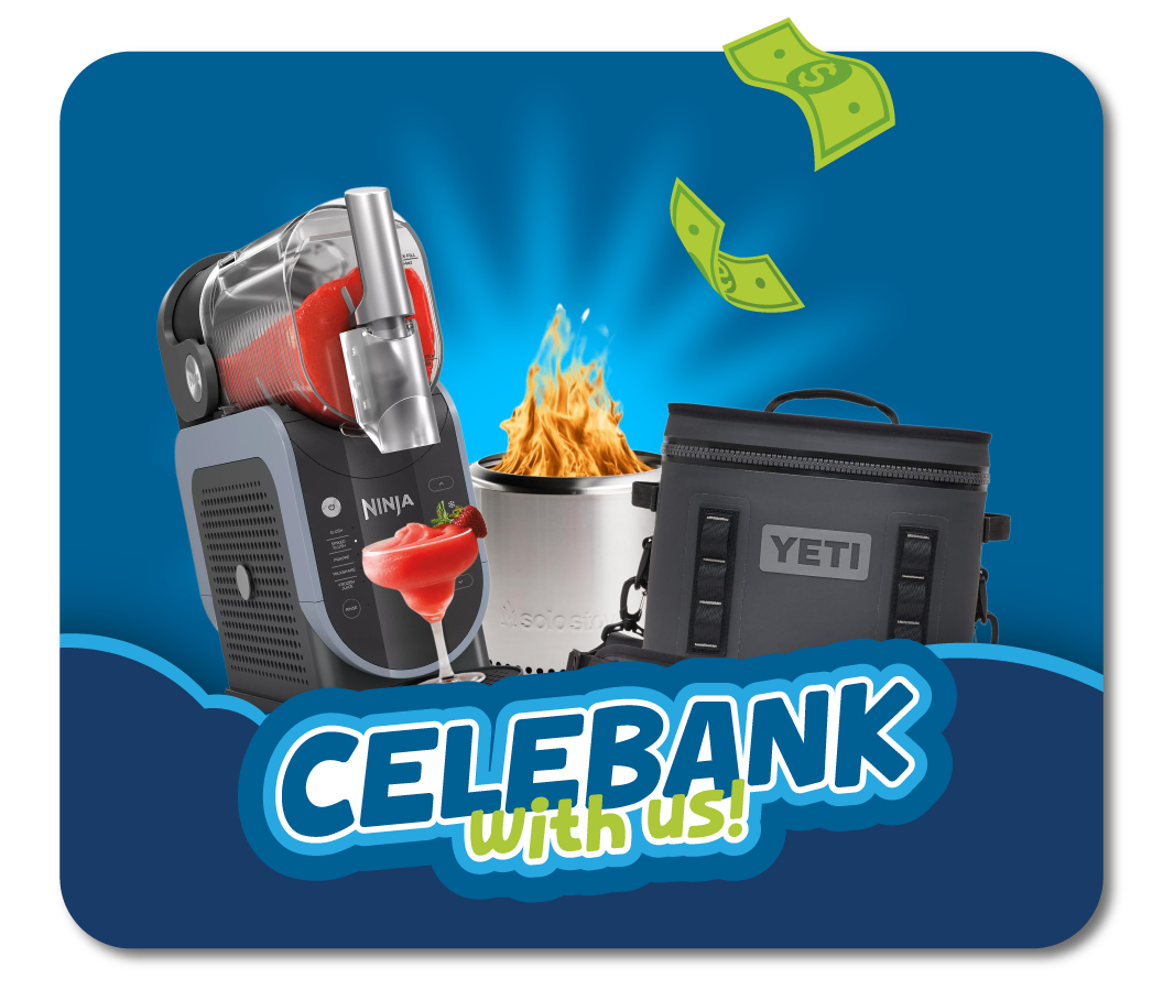 Ninja® Slushie, Solo Stove®, and YETI® Cooler..